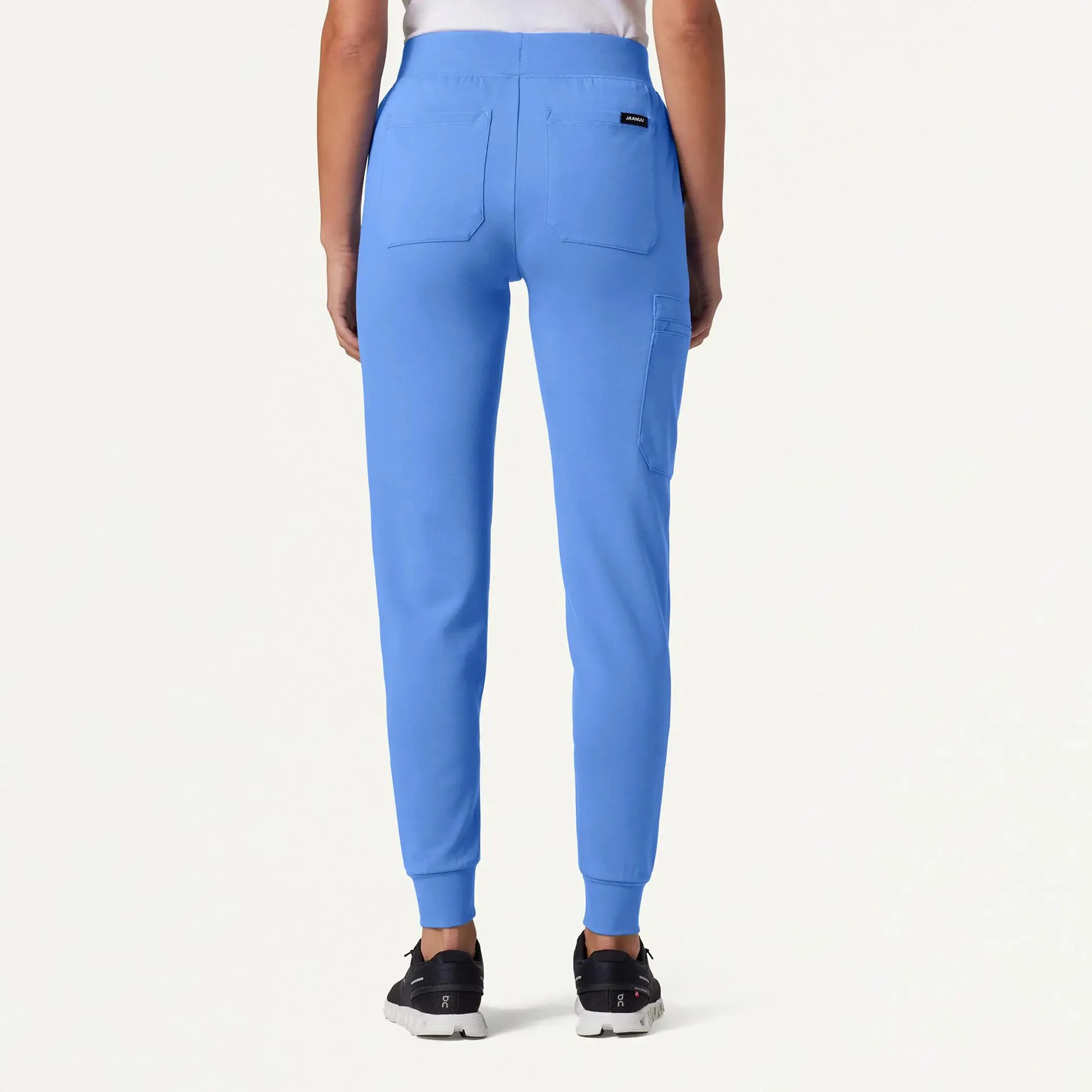 Jaanuu Women's Rubi Slim ULTRAsoft Scrub Jogger - Ceil Blue