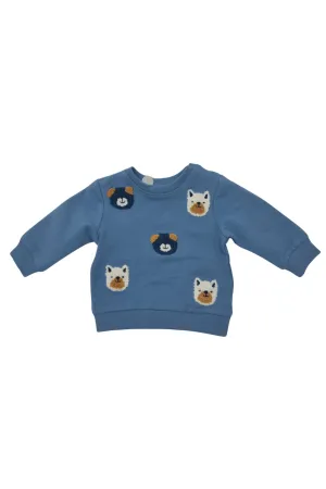 Labor Long Sleeve Sweat-Coronet Blue