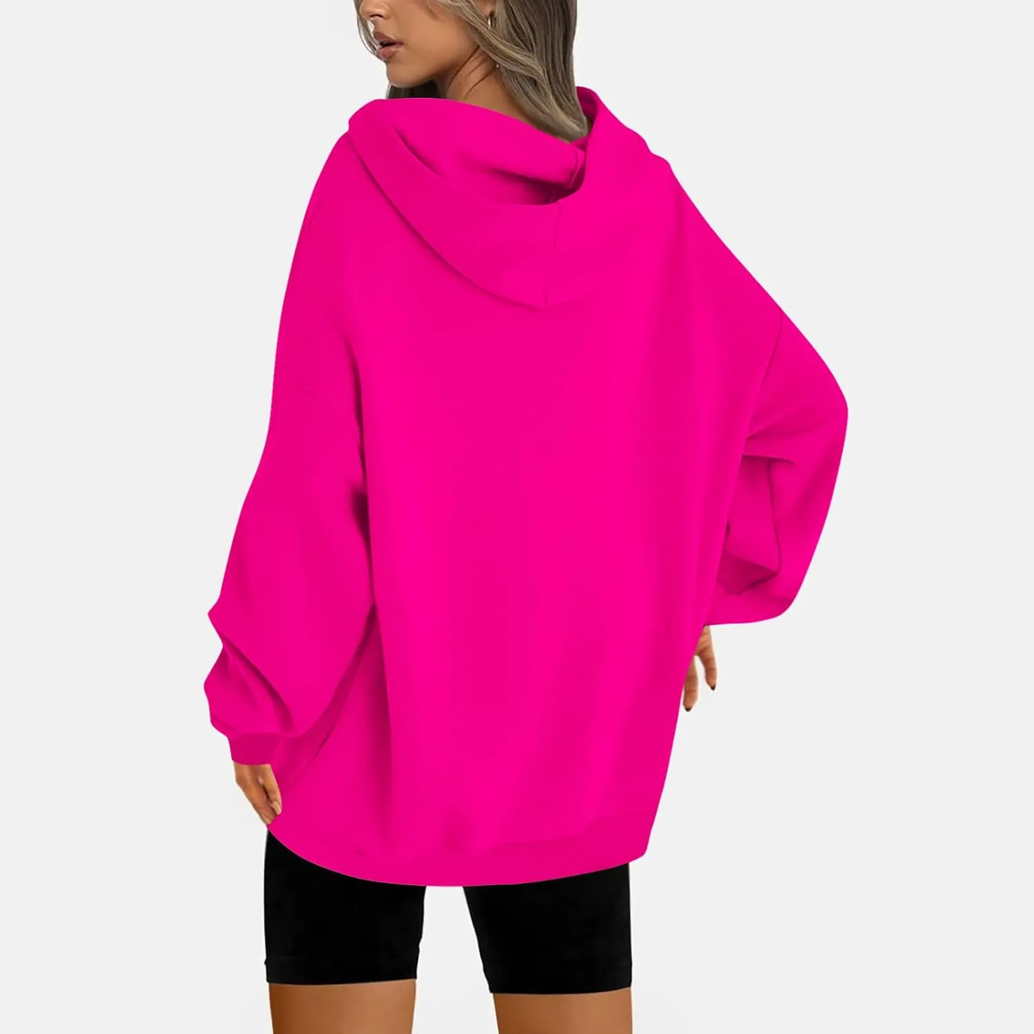 Ladies Gym Cute Cozy Sweatshirt, Oversized Hooded Pullover Long Sleeve, 2024 Fall Teens Clothing Outfits