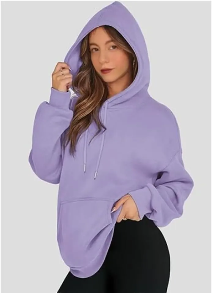 Ladies Gym Cute Cozy Sweatshirt, Oversized Hooded Pullover Long Sleeve, 2024 Fall Teens Clothing Outfits