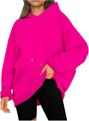 Ladies Gym Cute Cozy Sweatshirt, Oversized Hooded Pullover Long Sleeve, 2024 Fall Teens Clothing Outfits