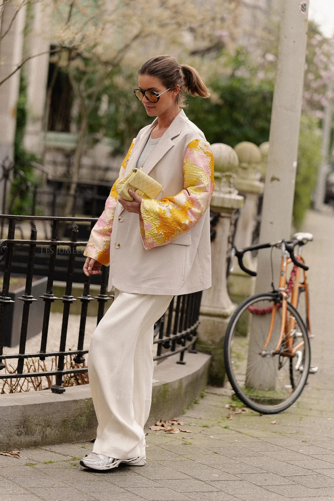 Madeline blazer beige/orange