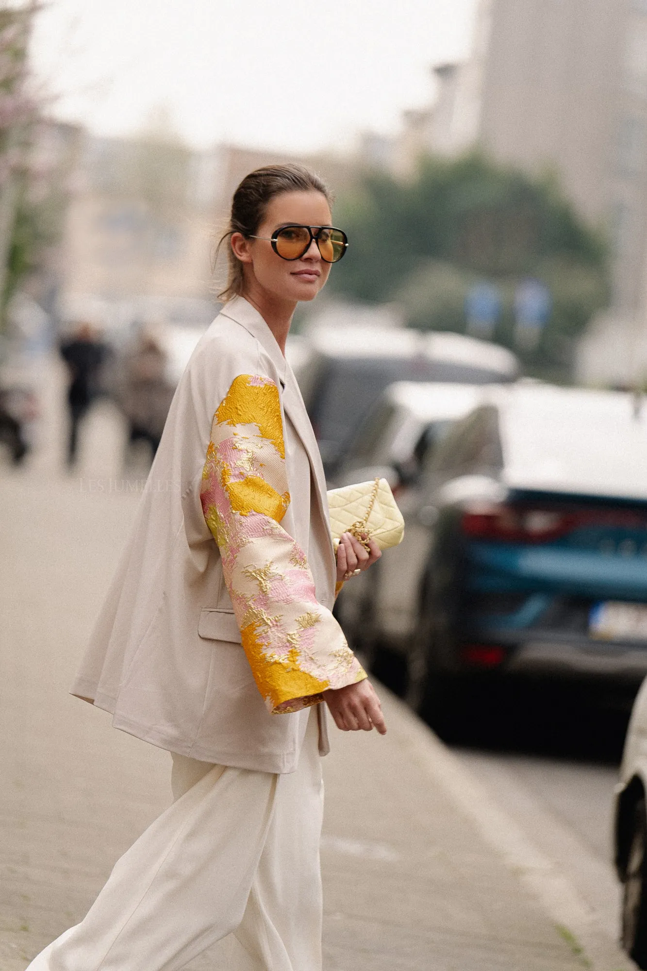 Madeline blazer beige/orange