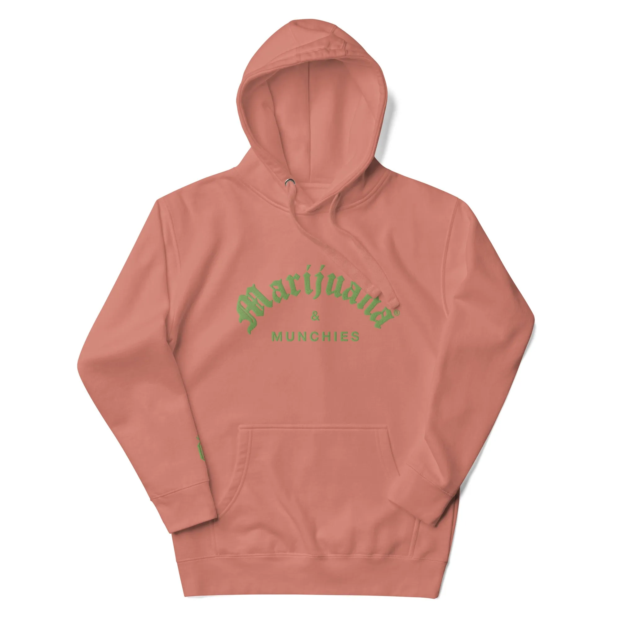 MARIJUANA & MUNCHIES EMBROIDERY HOODIE