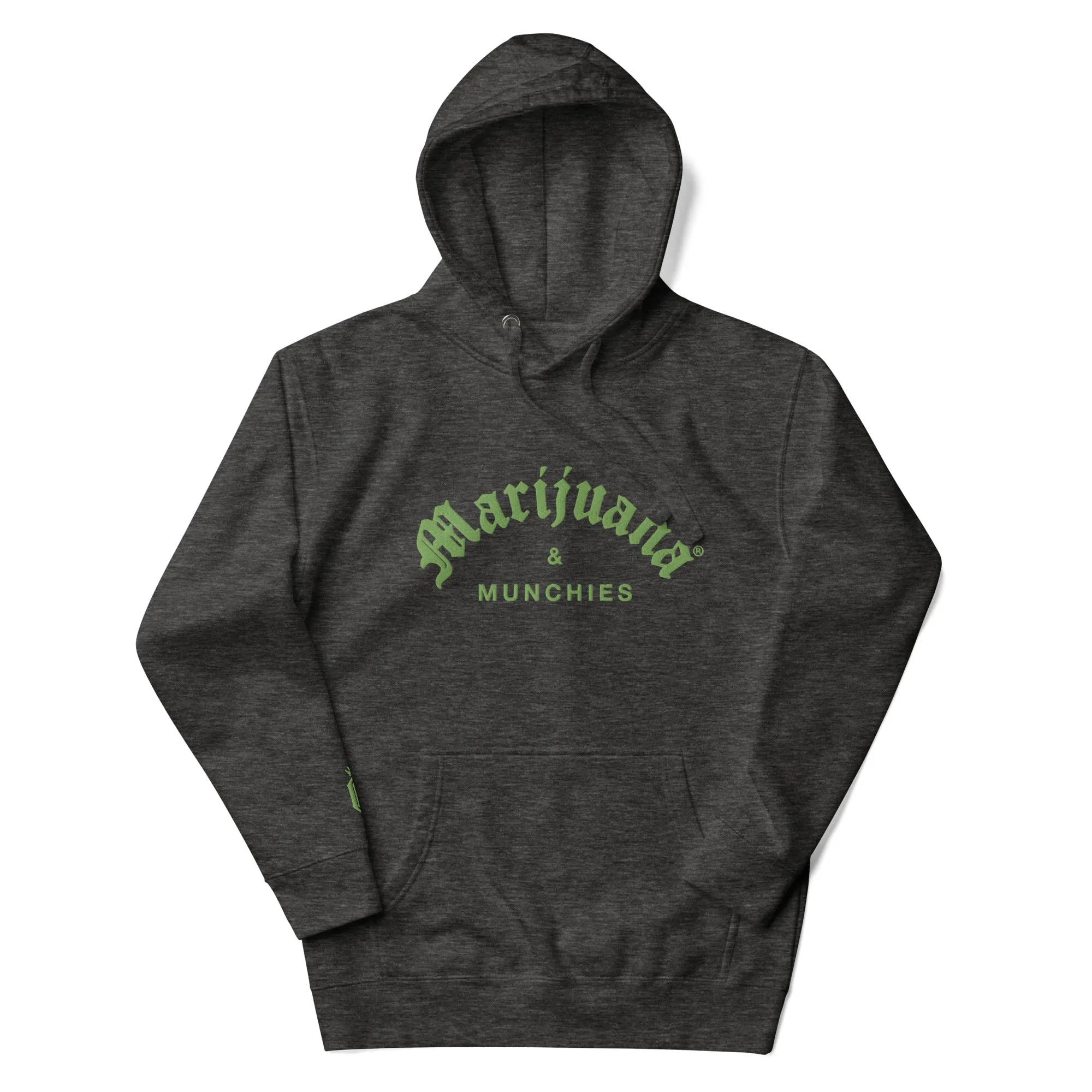 MARIJUANA & MUNCHIES EMBROIDERY HOODIE
