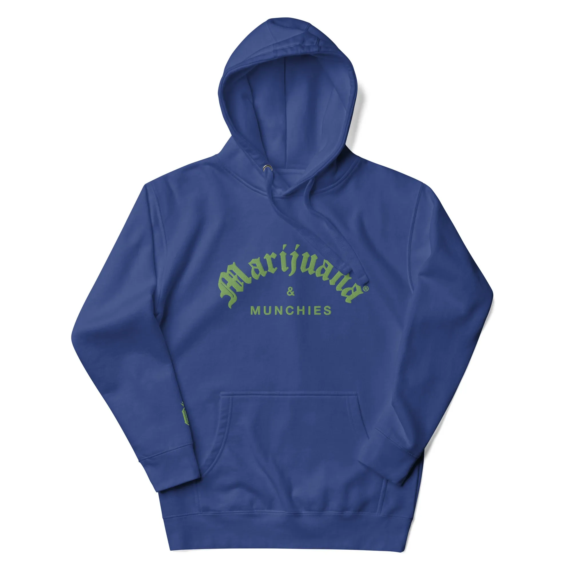 MARIJUANA & MUNCHIES EMBROIDERY HOODIE