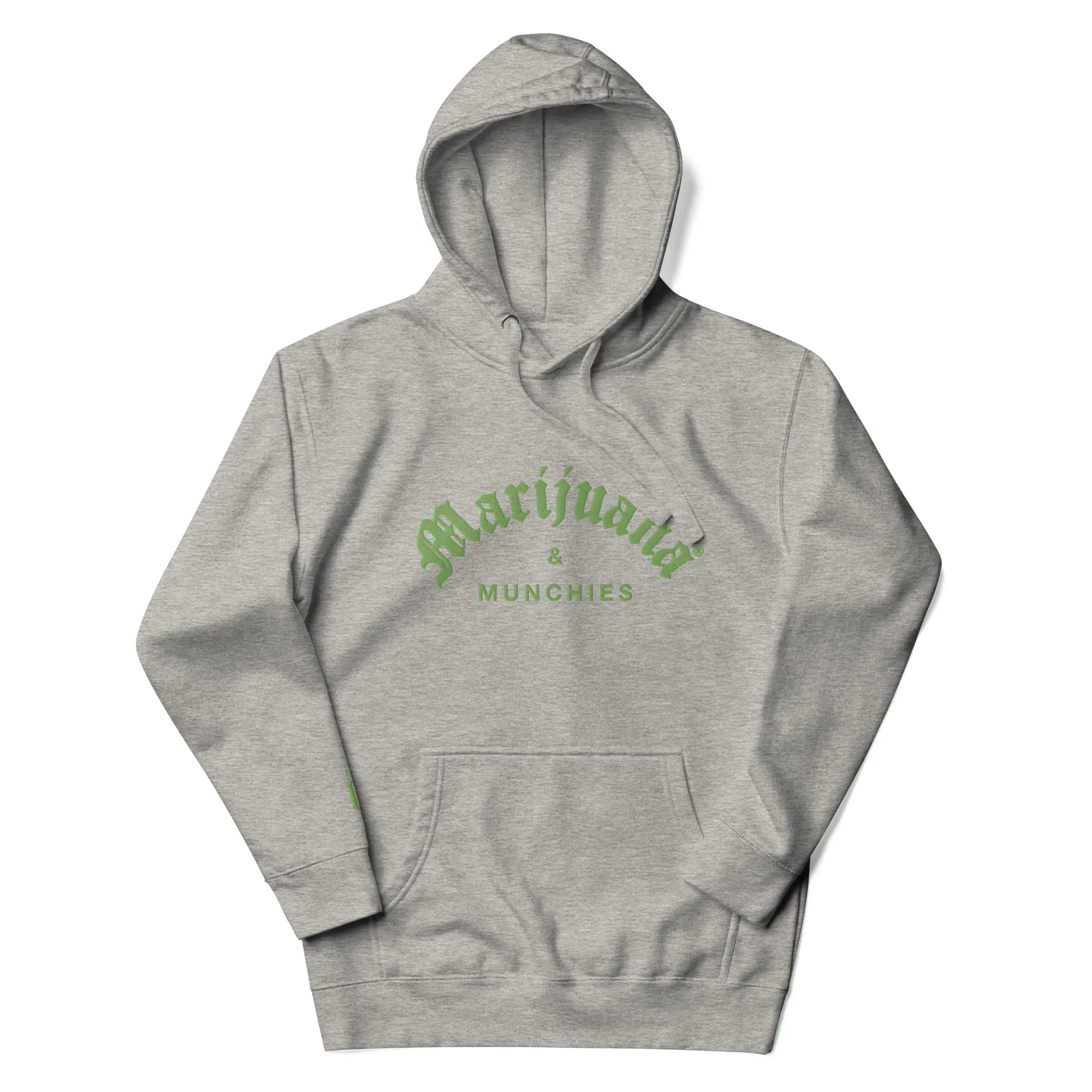 MARIJUANA & MUNCHIES EMBROIDERY HOODIE