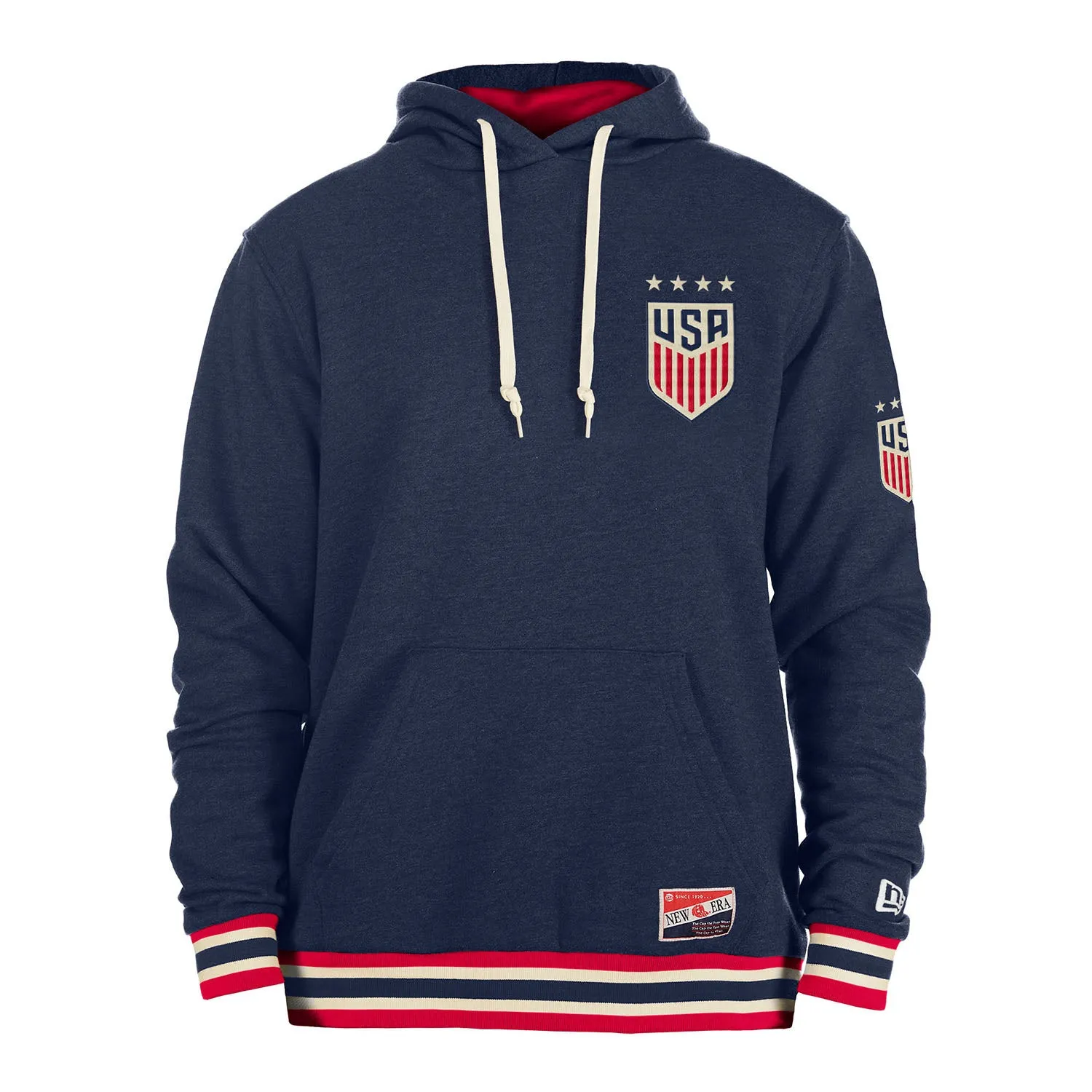 Men's New Era USWNT Embroidered Navy Hoodie