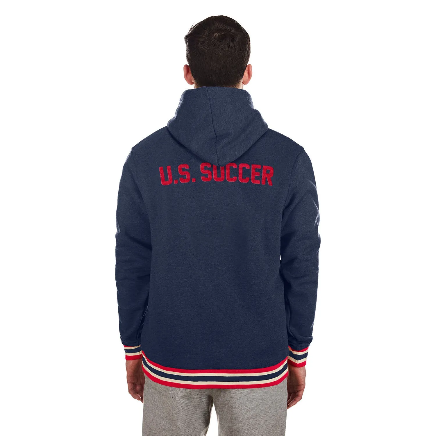 Men's New Era USWNT Embroidered Navy Hoodie