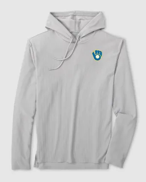 Milwaukee Brewers Hoppin Performance Hoodie - Cooperstown Logo