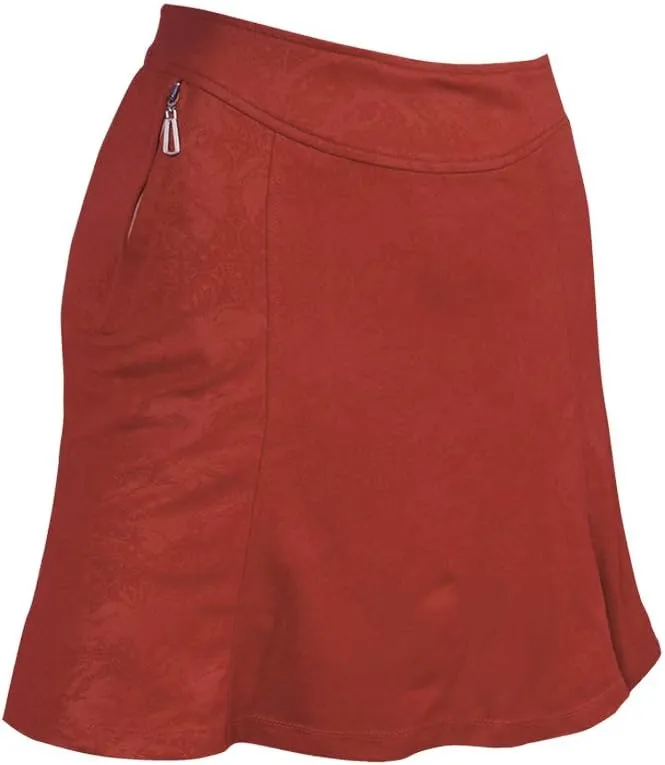 Monterey Club Women's Vintage Fairy Emboss Knit Skort #2949