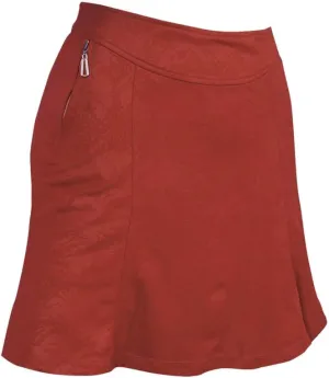 Monterey Club Women's Vintage Fairy Emboss Knit Skort #2949
