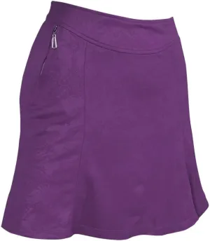 Monterey Club Women's Vintage Fairy Emboss Knit Skort #2949
