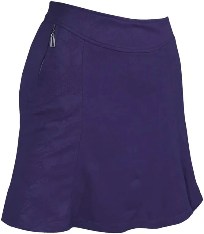 Monterey Club Women's Vintage Fairy Emboss Knit Skort #2949