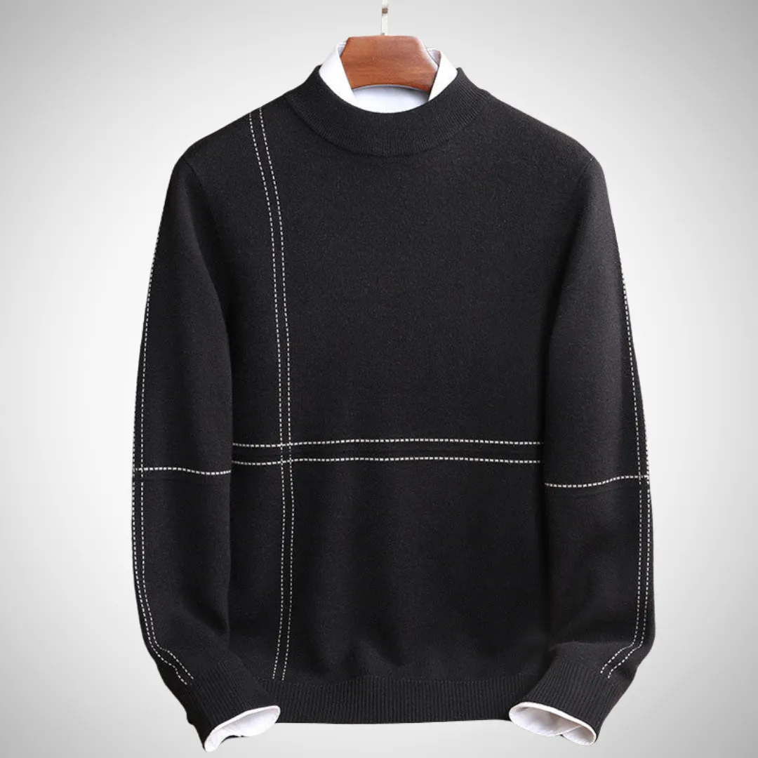 Neville Sleek Streaked Sweater