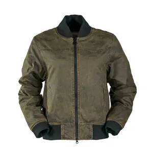 Outback Trading Womens Bailey Bomber Jacket Olive