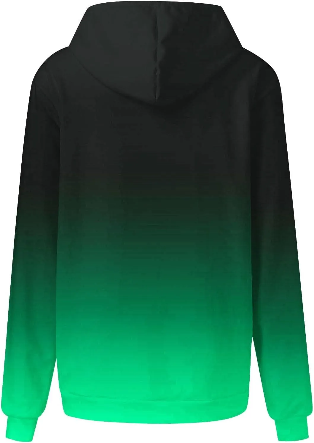 Oversized Hoodies For Women 2024 Trendy Gradient Color Long Sleeve Hooded Sweatshirt Loose Fall Pullover Hoodie