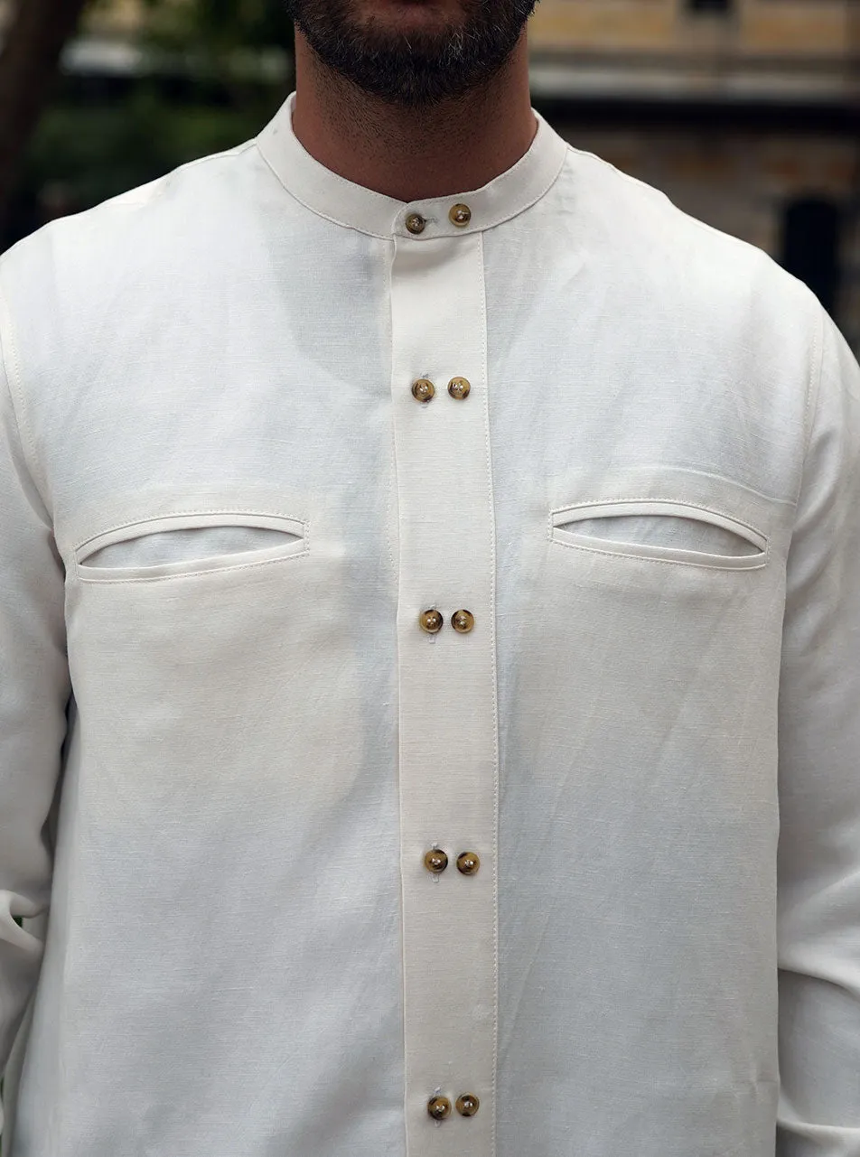 Paired Buttons Shirt