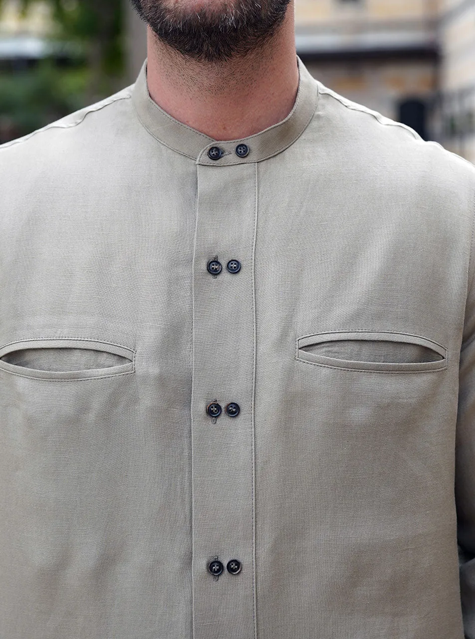 Paired Buttons Shirt