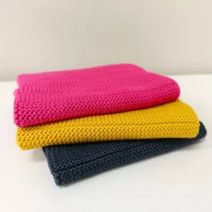 Paradise Organic Knitted Dishcloths - set of 3