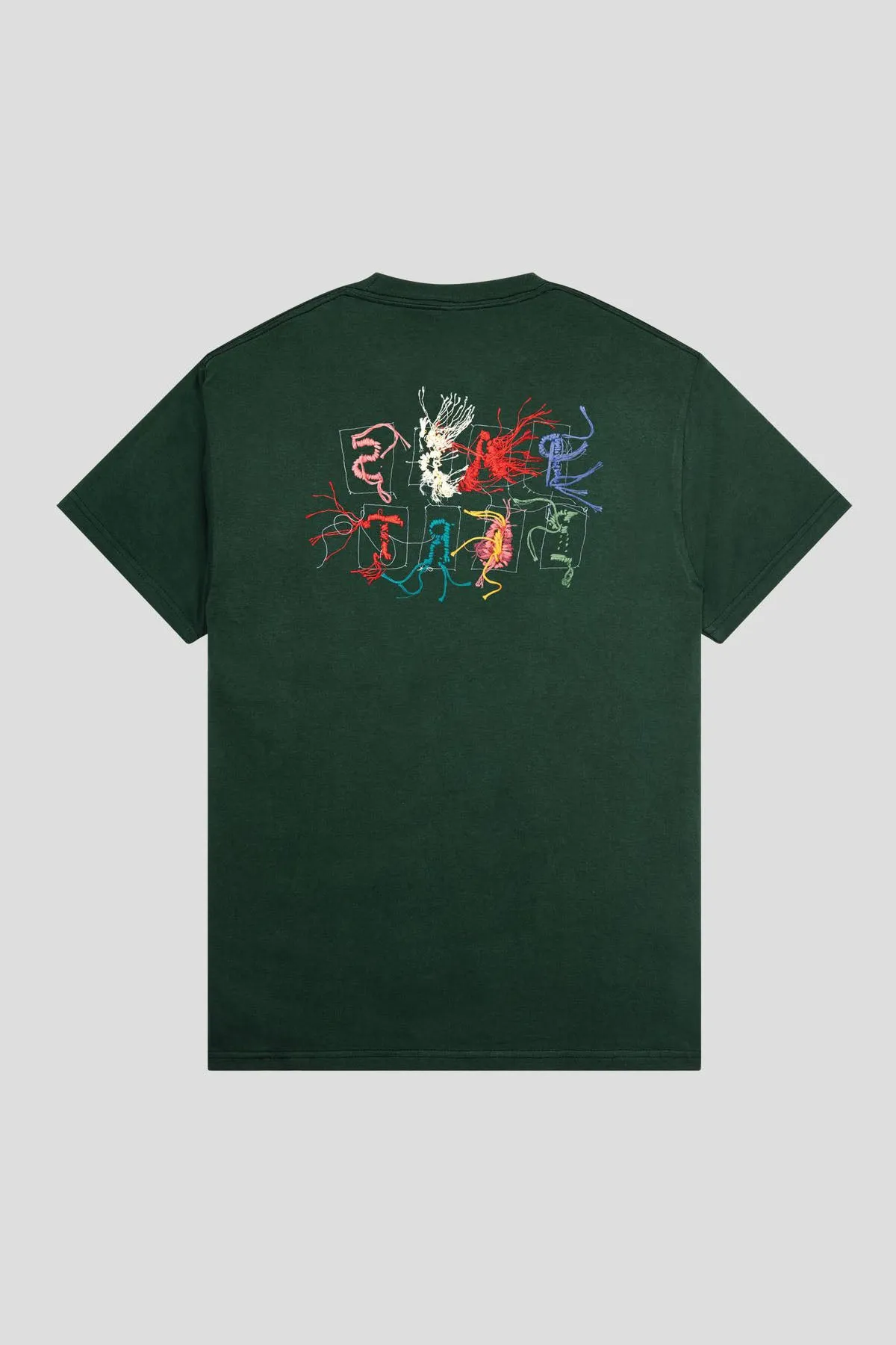 PASS~PORT PATCHWORK TEE - FOREST GREEN