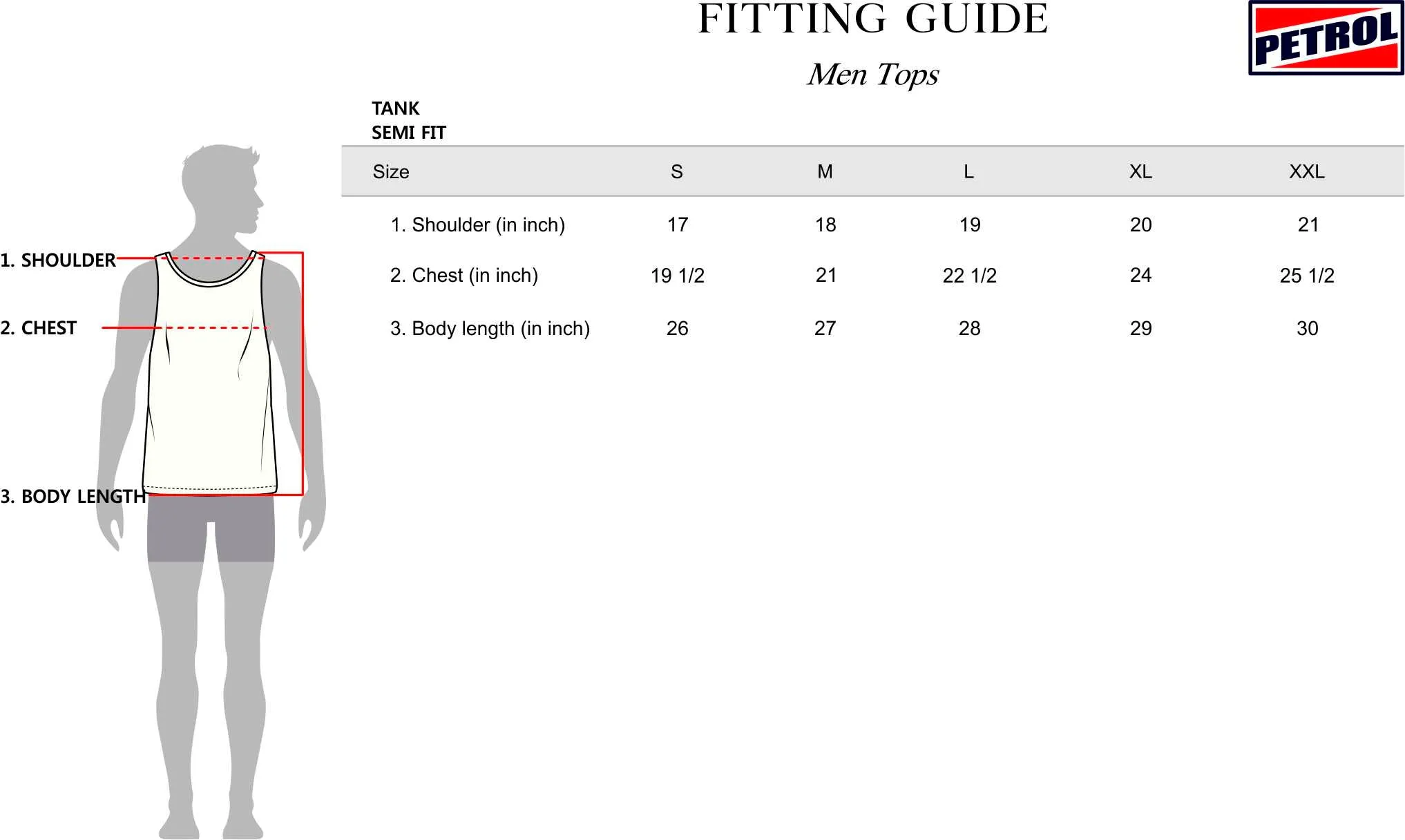 Petrol Men's Basic Tank Top Slim Fitting CVC Jersey Fabric Tank Top Trendy fashion Casual Top Crimson Sando for Men 126873-U (Crimson)