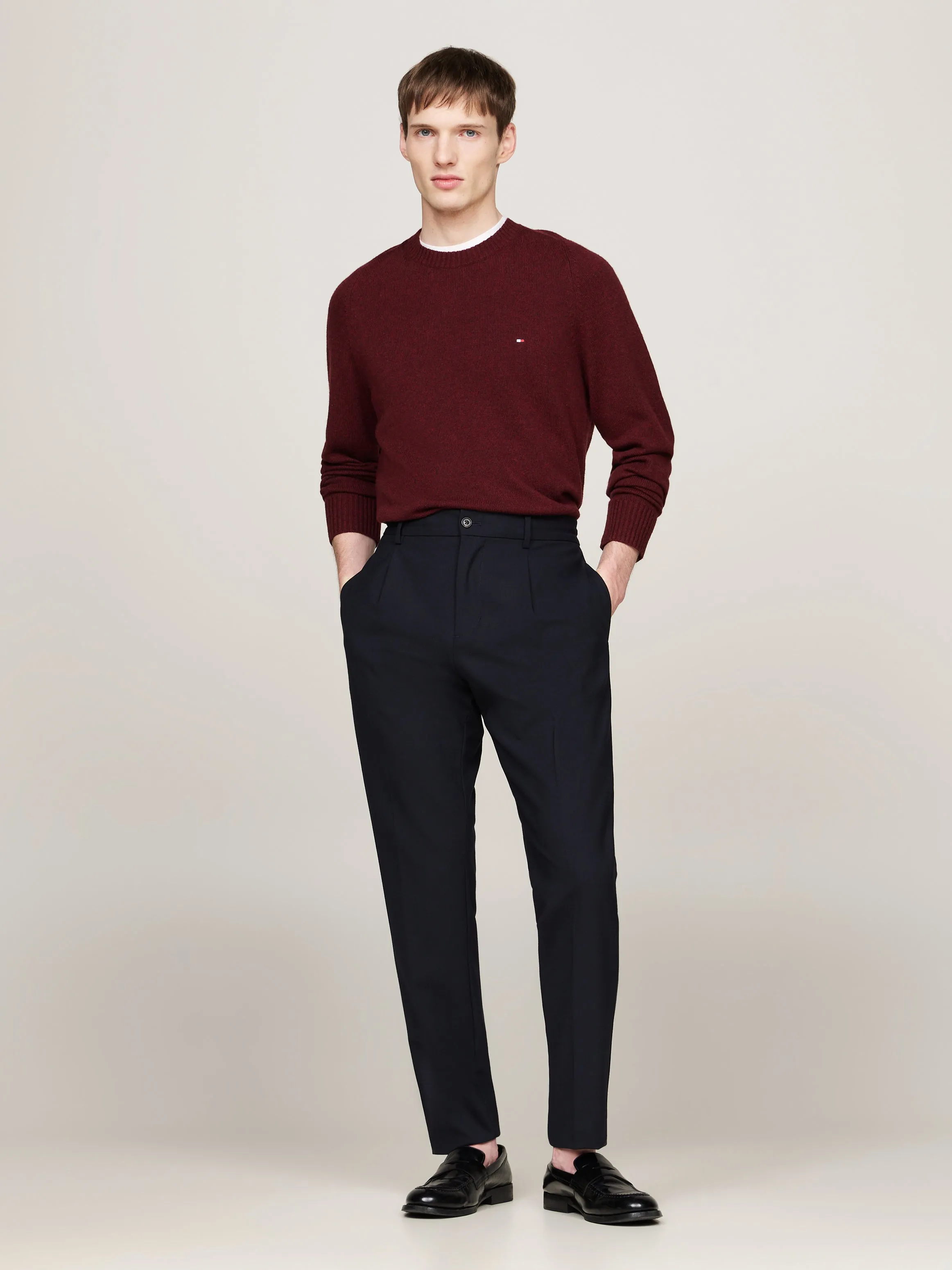 Pure Wool Crew Neck Jumper