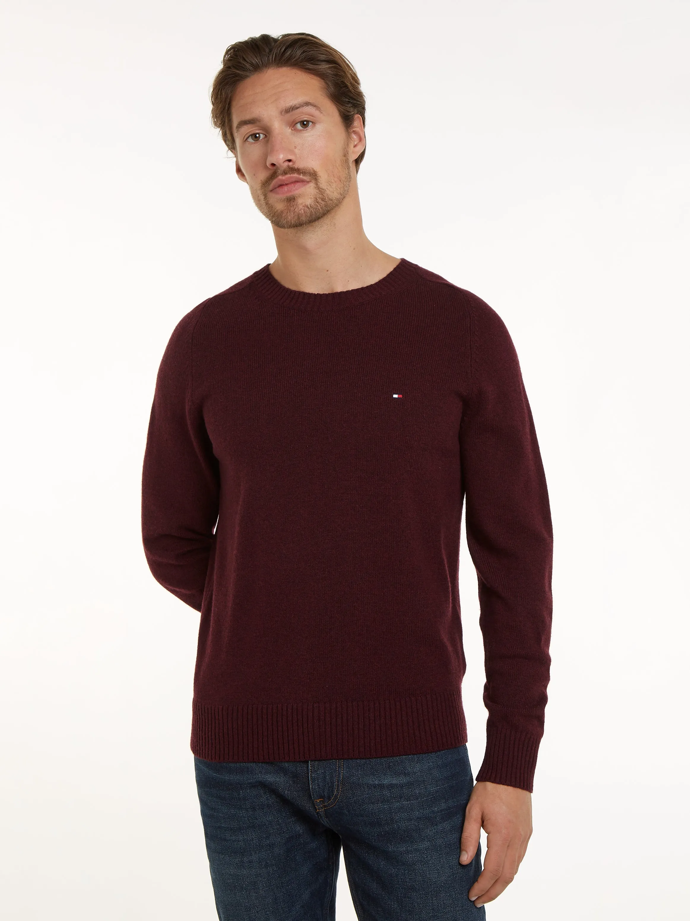 Pure Wool Crew Neck Jumper