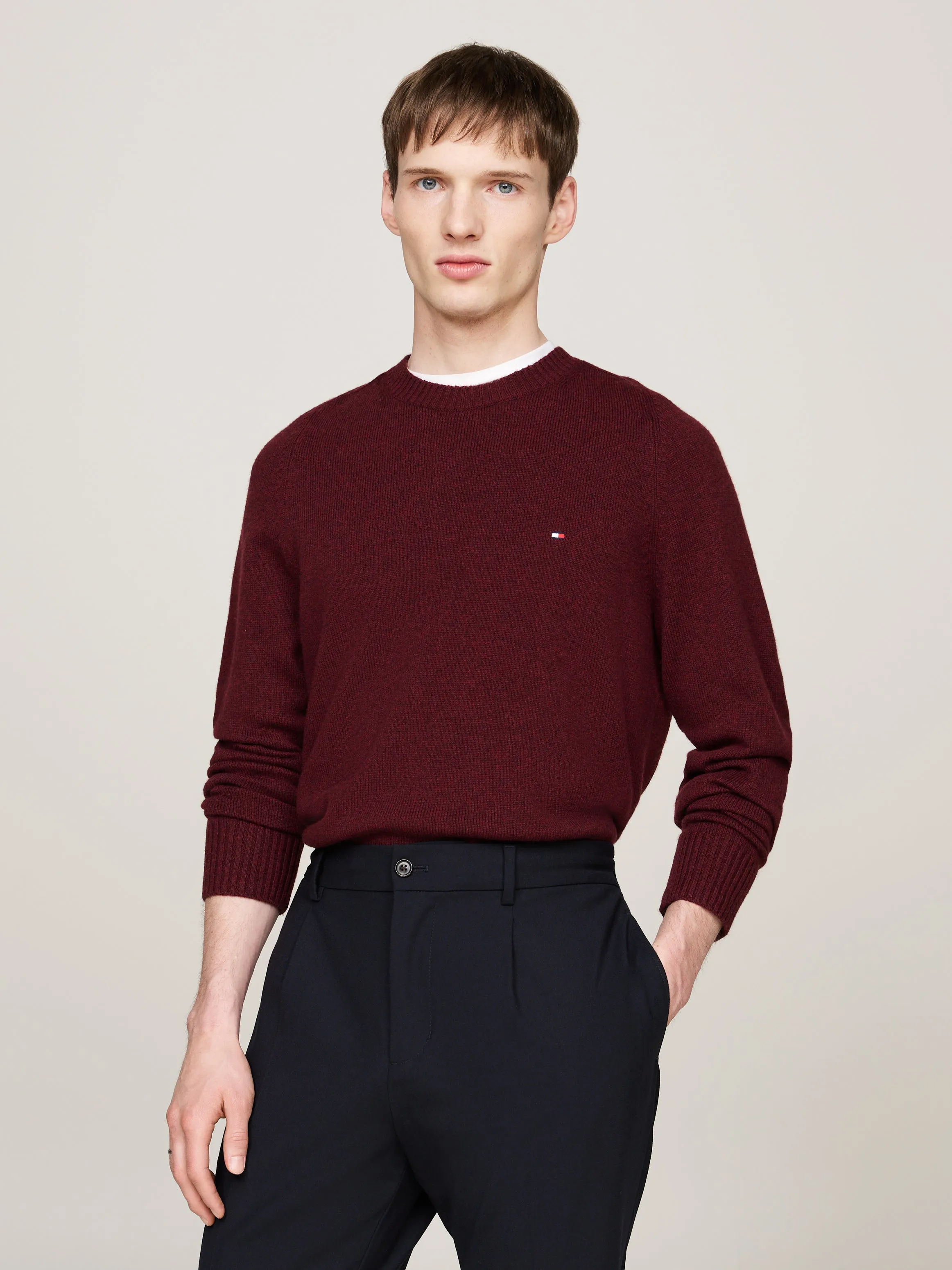 Pure Wool Crew Neck Jumper
