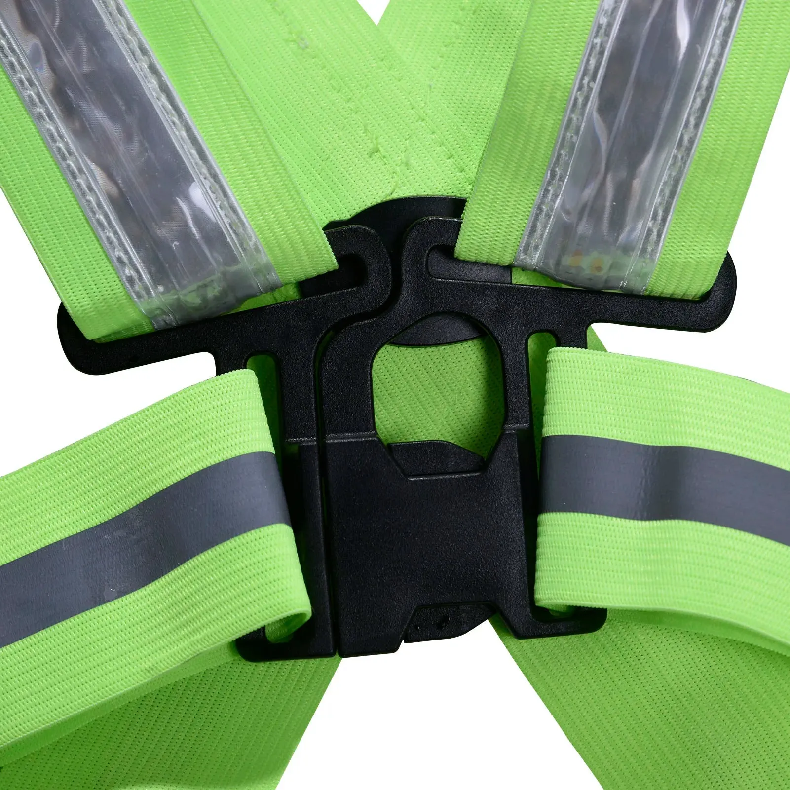 Reflective Vest USB Charging LED Luminous Safety Harness For Night Running