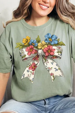 Spring Coquette Bouquet Comfort Colors Adult Ring-Spun Cotton Tee