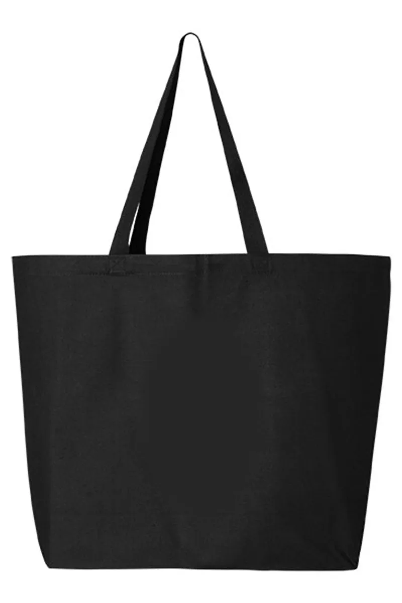 Stitches Baseball Coquette Canvas Jumbo Tote