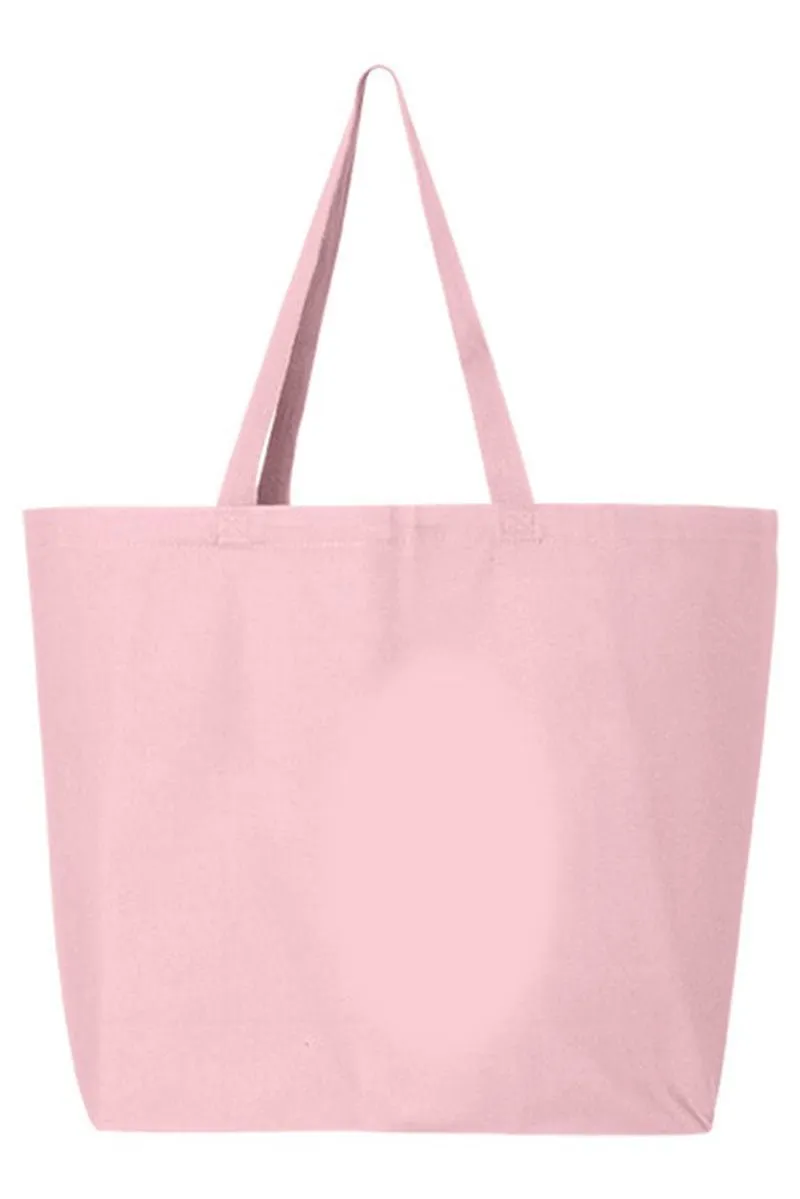 Stitches Baseball Coquette Canvas Jumbo Tote