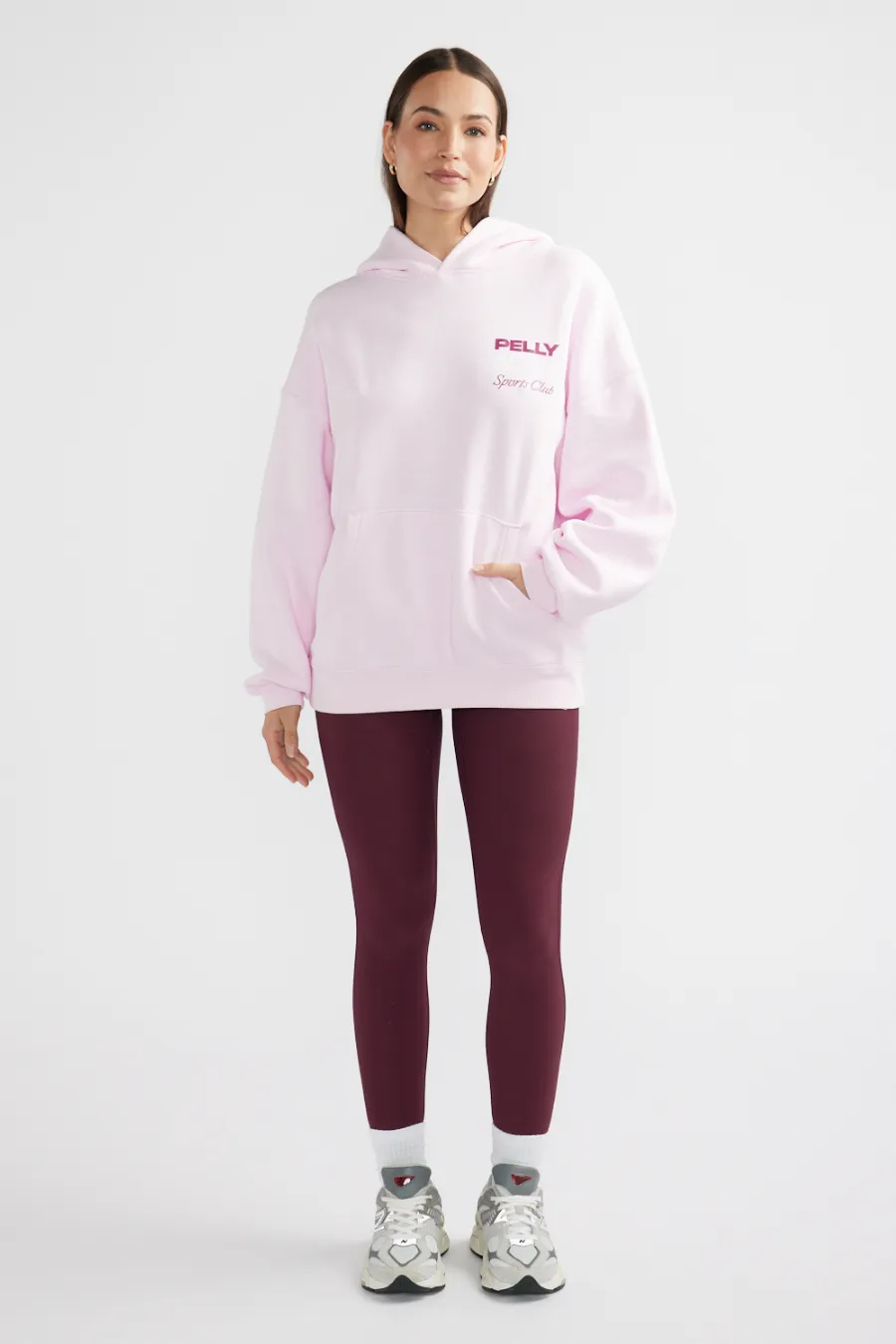 Tennis Logo Hoodie Candy Pink