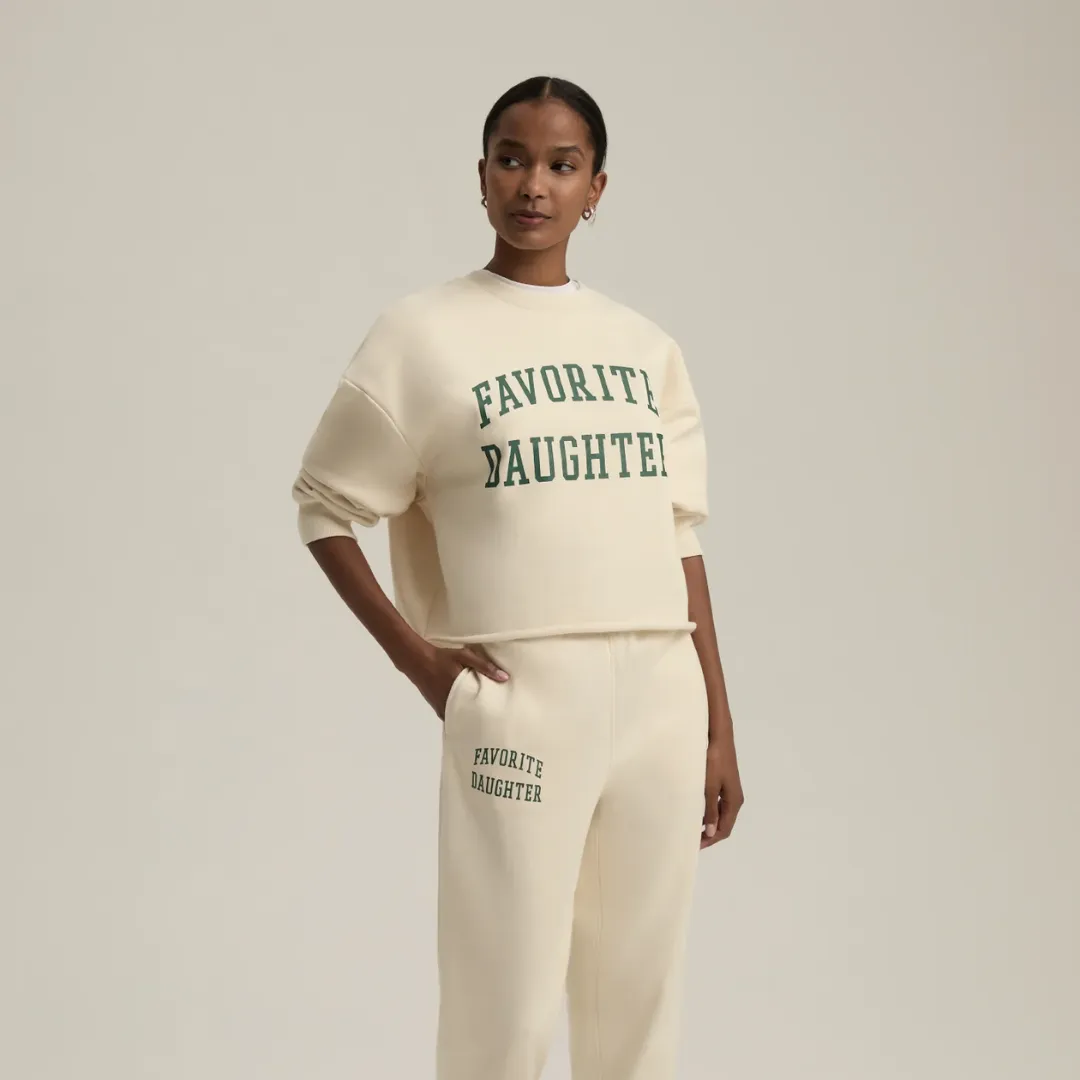 The Cropped Collegiate Sweatshirt