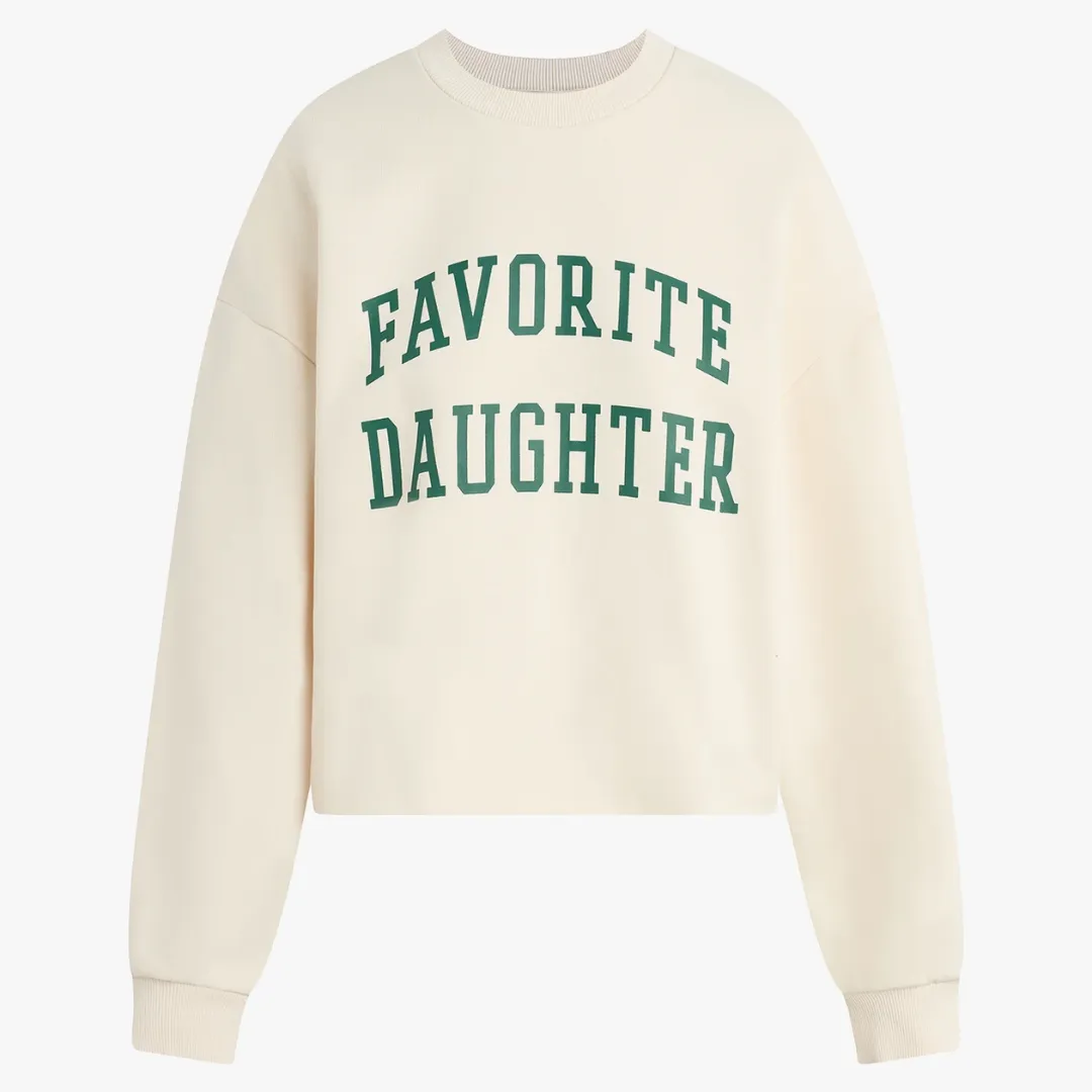 The Cropped Collegiate Sweatshirt