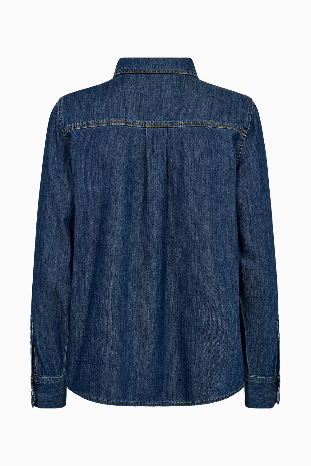 TMRW-Cate Shirt Wash Mid Dark Blue