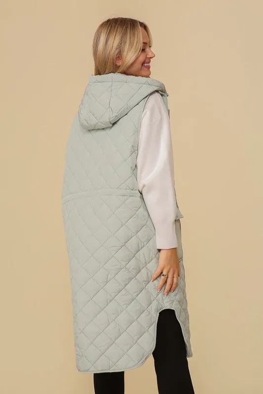 Trouble With A Heartbreak Quilted Vest