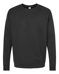 Tultex -Crewneck Sweatshirt- Black