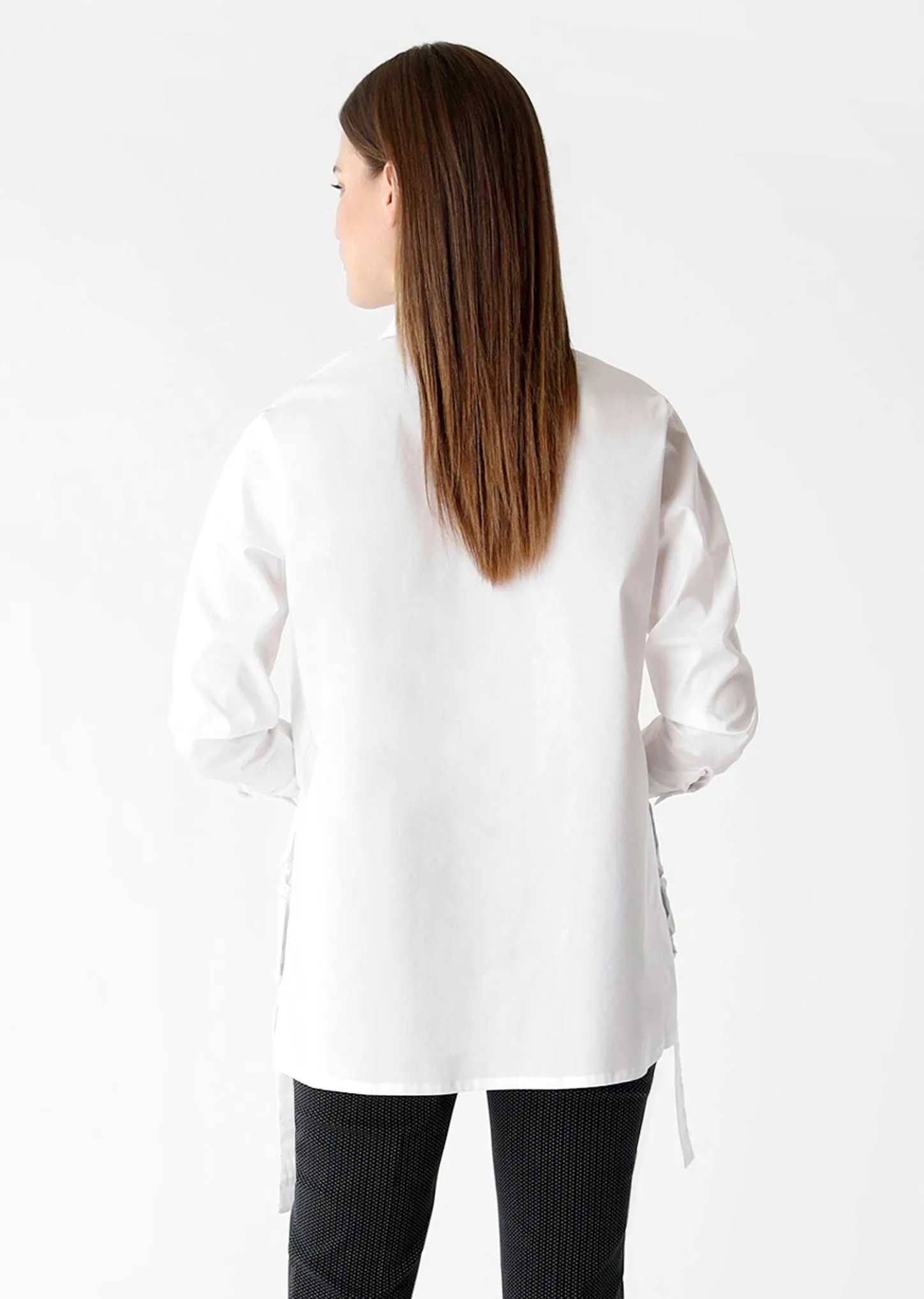 Valentina Fabric '' Blouse W/ Rushed Sides