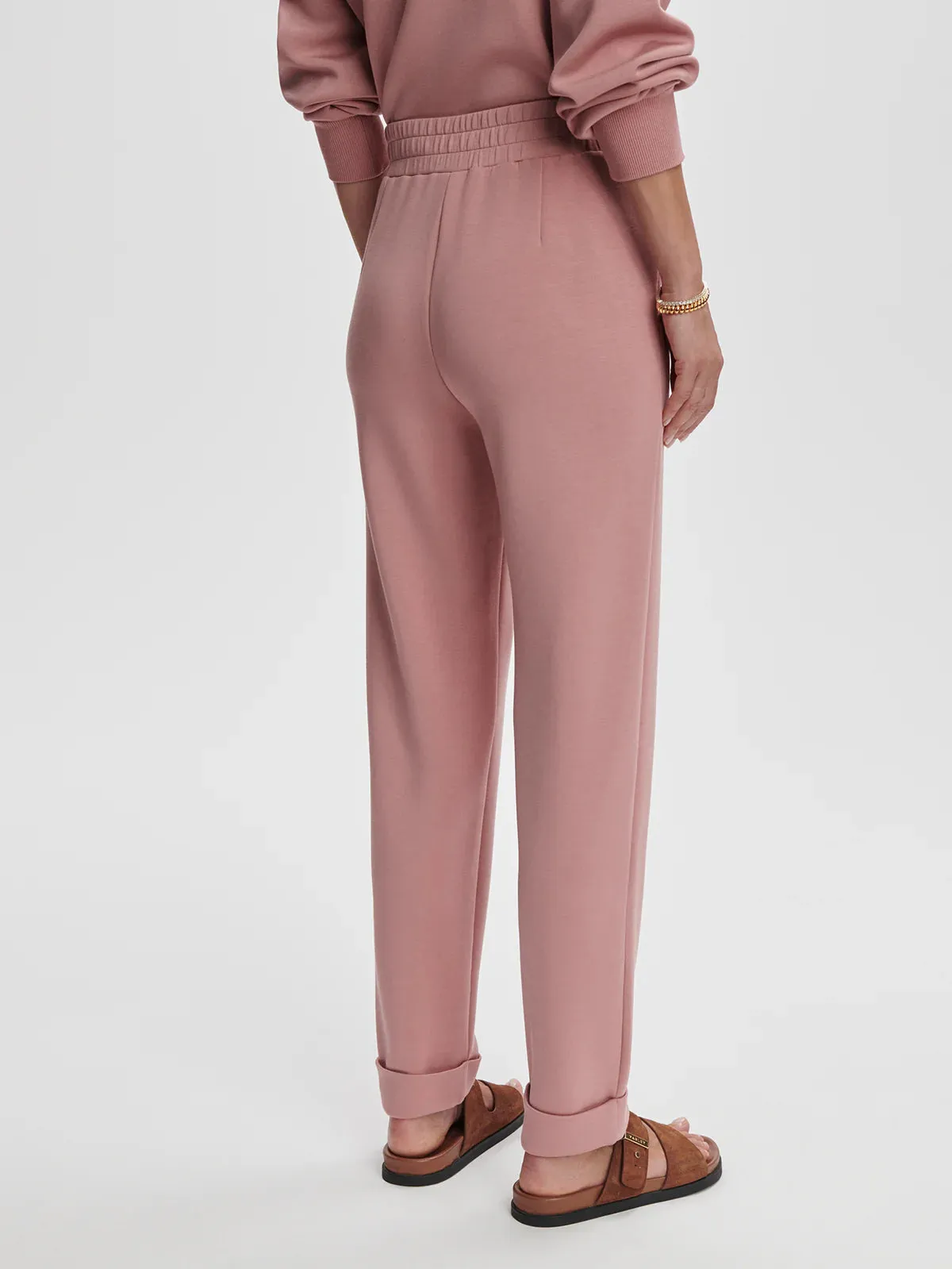 Varley The Rolled Cuff Pant 25" in Ash Rose