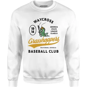 Waycross Grasshoppers - Georgia - Vintage Defunct Baseball Teams - Unisex Sweatshirt