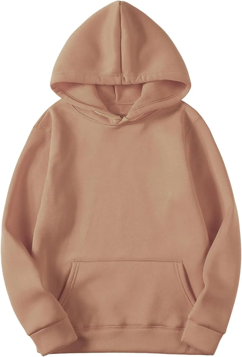 Women 2024 Trendy Oversized Hoodies Cute Sweatshirt Solid Color Pullover Sweater Y2K Preppy Fall Comfy Outfits Clothes