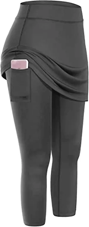 Women Sports Legging Skirts 2025 Trendy Beach Playing Tennis Yoga Sweatpant High Waisted Elastic Slim Fit Casual Pant