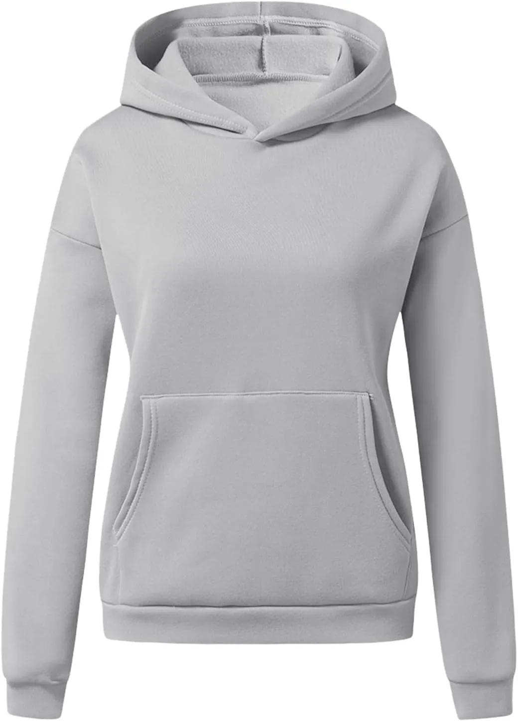 Women Y2k Hoodies Casual Oversized Sweatshirt Loose Pullover Long Sleeve Lightweight Fleece Fashion Comfy Fall Tops