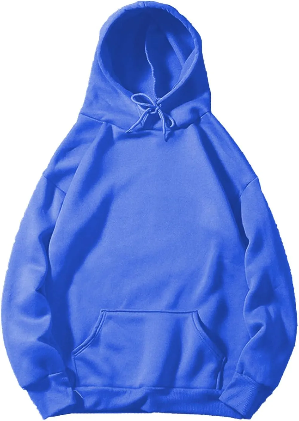 Women's Casual Hoodie Sweatshirts Long Sleeve Loose Pullover Tops Drawstring Solid Lightweight Blouses with Pockets