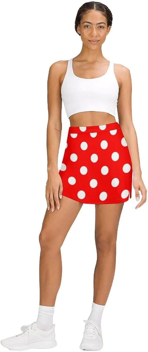 Women's High Waist A-line Short Trouser Skirt Casual Light Proof Trouser Skirt with Pocket S-3XL