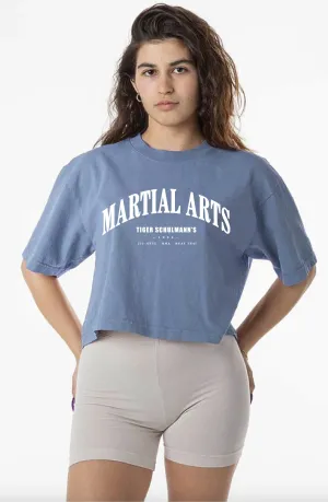 Womens Martial Arts Tee - Clear Blue