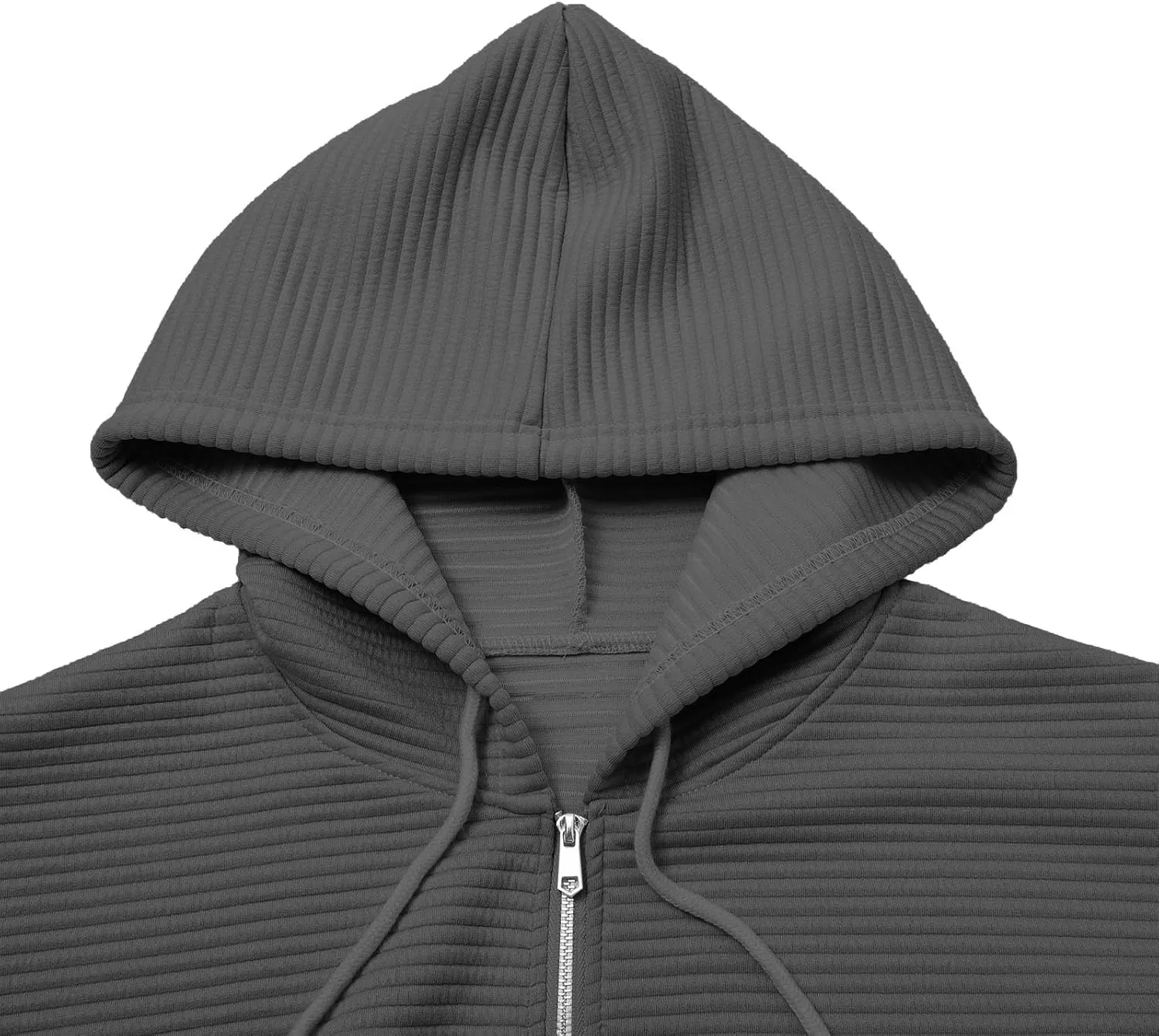Womens Zip Up Hoodies Y2k Long Sleeve Cute Trendy Fleece Jacket Comfort Loose Fit Oversized Sweatshirt with Pockets