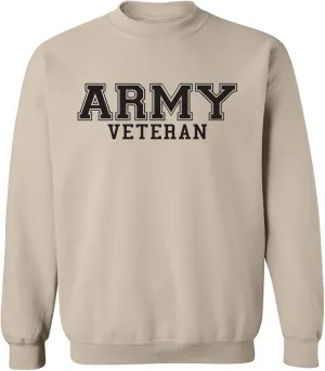 zerogravitee Army Veteran Black logo Military Style PT Crewneck Sweatshirt